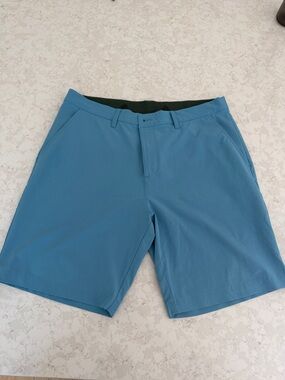 Men's Adidas Blue Golf Shorts